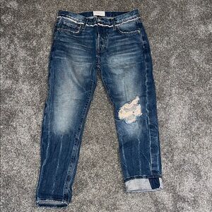 Current/Elliott Women's Blue Distressed Jeans Size 27